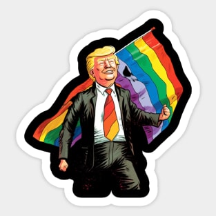 Donald Trump Pride Sticker